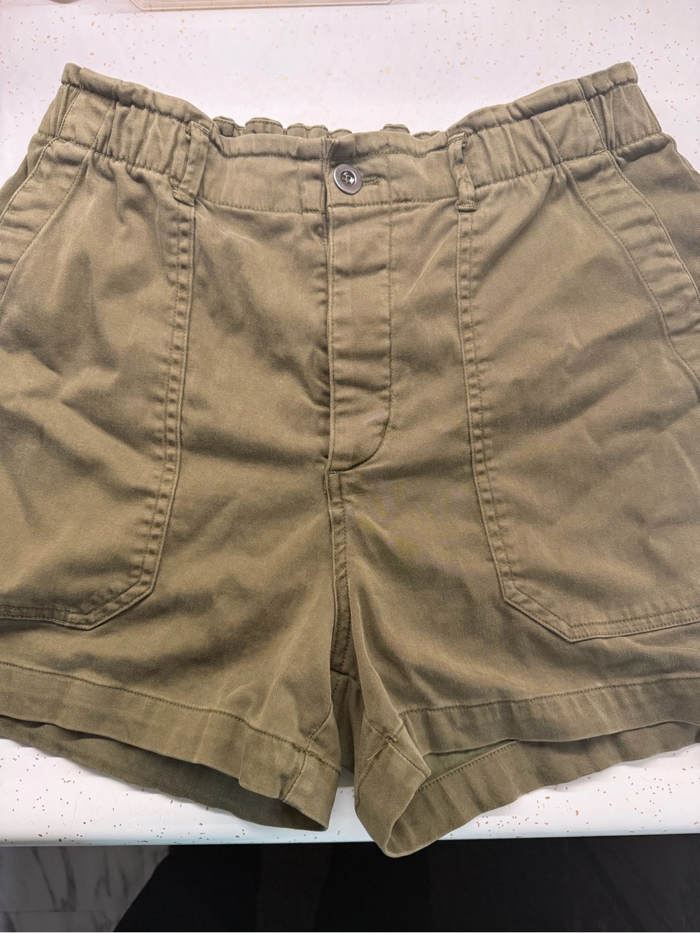 Women’s Eddie Bauer Olive Utility Shorts